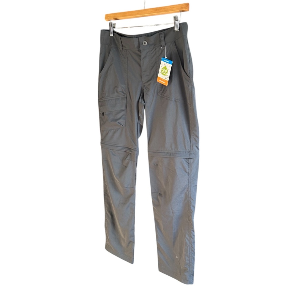 NWT Columbia Omni Shield Convertible Trail Pants 6 Grey Performance - Picture 9 of 9